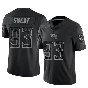 Men's T'Vondre Sweat Tennessee Titans Nike Limited Reflective Jersey - Black