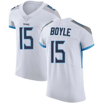 Men's Tim Boyle Tennessee Titans Nike Elite Vapor Untouchable Jersey - White