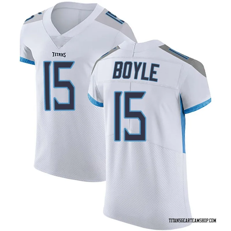 Men's Tim Boyle Tennessee Titans Nike Elite Vapor Untouchable Jersey - White