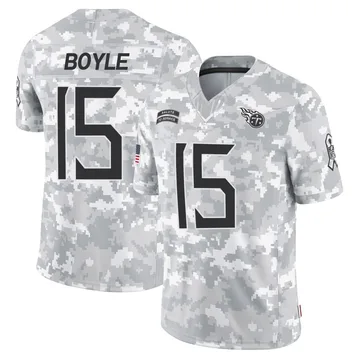 Men's Tim Boyle Tennessee Titans Nike Limited 2024 Salute to Service Jersey - Arctic Camo
