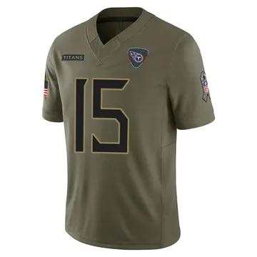 Men's Tim Boyle Tennessee Titans Nike Limited 2025 Salute to Service Jersey - Olive