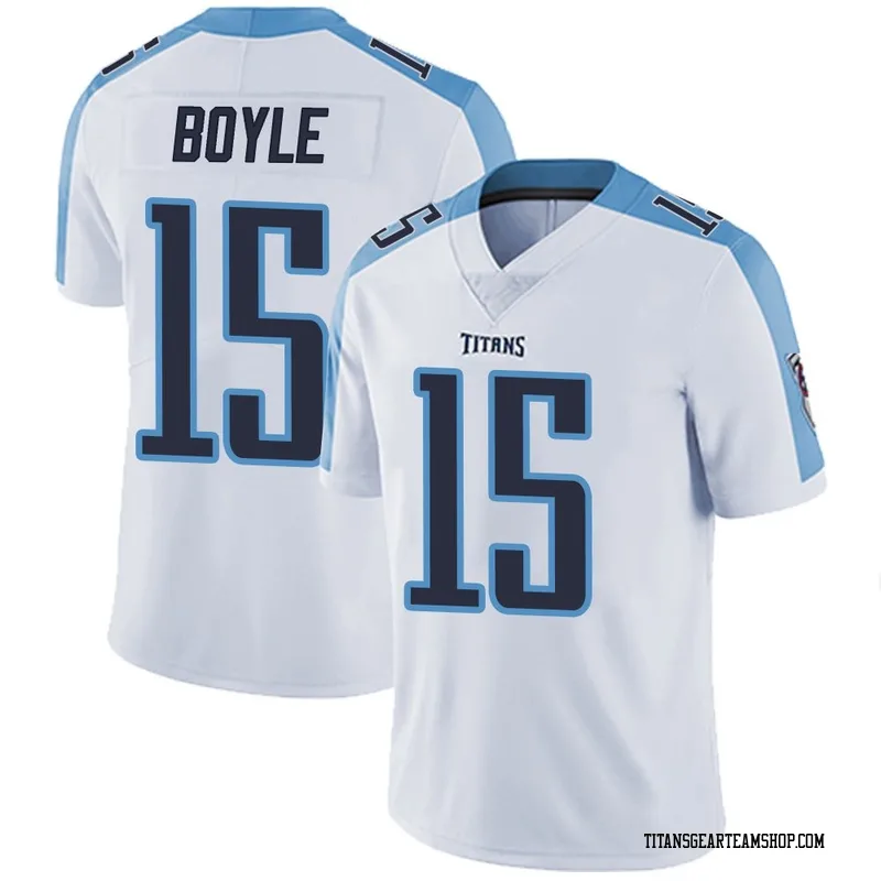 Men's Tim Boyle Tennessee Titans Nike Limited Vapor Untouchable Jersey - White