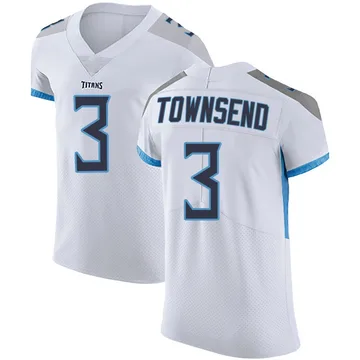 Men's Tommy Townsend Tennessee Titans Nike Elite Vapor Untouchable Jersey - White