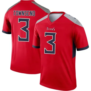 Men's Tommy Townsend Tennessee Titans Nike Legend Inverted Jersey - Red