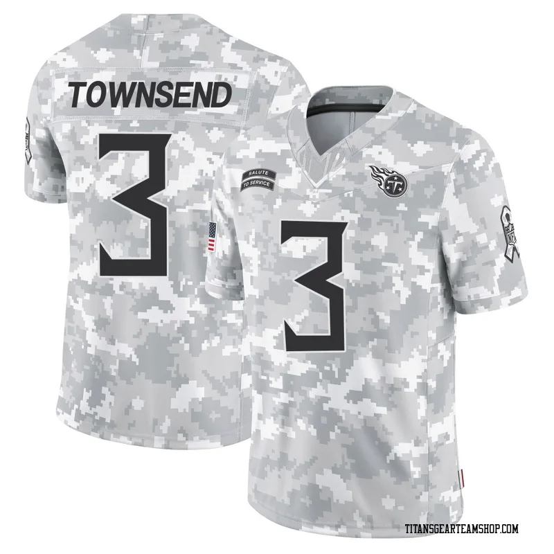 Men's Tommy Townsend Tennessee Titans Nike Limited 2024 Salute to Service Jersey - Arctic Camo