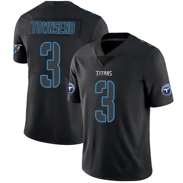 Men's Tommy Townsend Tennessee Titans Nike Limited Jersey - Black Impact