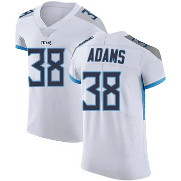 Men's Tony Adams Tennessee Titans Nike Elite Vapor Untouchable Jersey - White