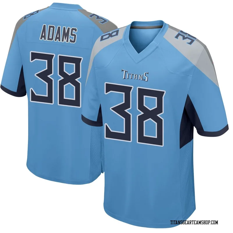 Men's Tony Adams Tennessee Titans Nike Game Jersey - Light Blue