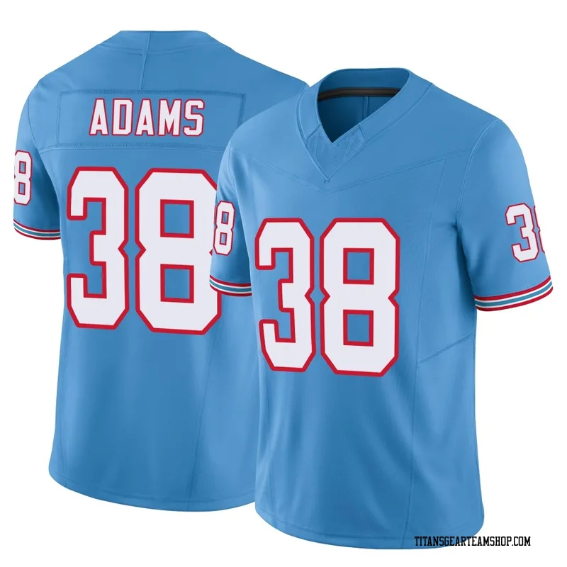 Men's Tony Adams Tennessee Titans Nike Limited Vapor F.U.S.E. Jersey - Light Blue