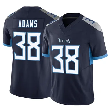 Men's Tony Adams Tennessee Titans Nike Limited Vapor F.U.S.E. Jersey - Navy