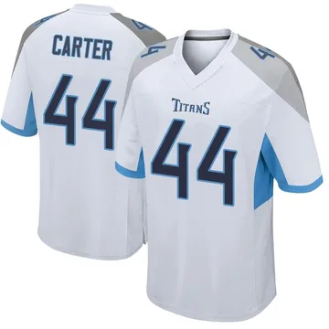 Men's Tory Carter Tennessee Titans Nike Game Jersey - White
