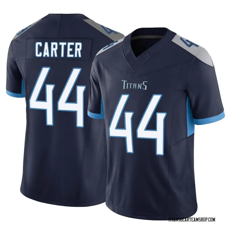 Men's Tory Carter Tennessee Titans Nike Limited Vapor F.U.S.E. Jersey - Navy
