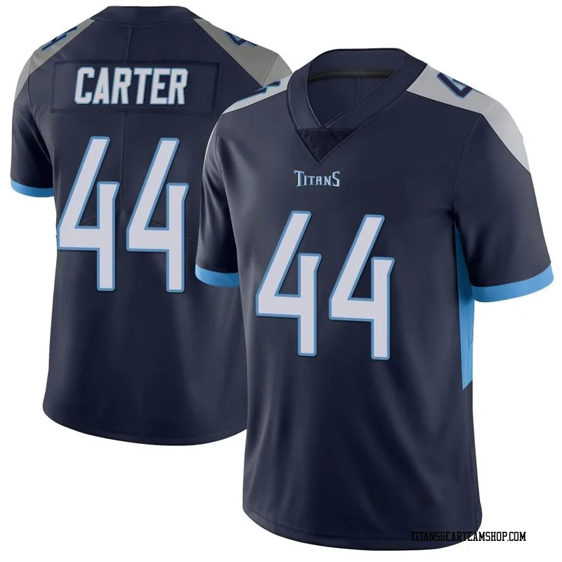 Men's Tory Carter Tennessee Titans Nike Limited Vapor Untouchable Jersey - Navy