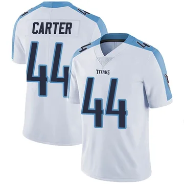 Men's Tory Carter Tennessee Titans Nike Limited Vapor Untouchable Jersey - White