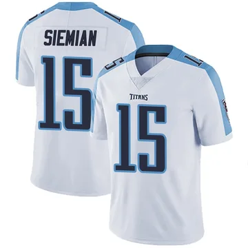 Men's Trevor Siemian Tennessee Titans Nike Limited Vapor Untouchable Jersey - White