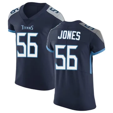 Men's Truman Jones Tennessee Titans Nike Elite Vapor Untouchable Jersey - Navy