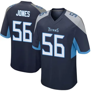 Men's Truman Jones Tennessee Titans Nike Game Jersey - Navy