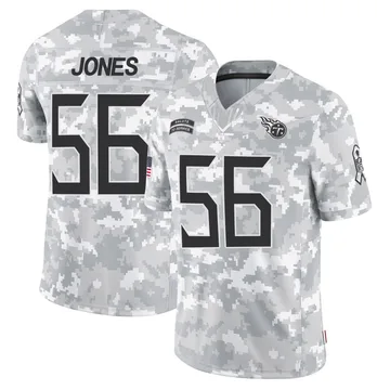 Men's Truman Jones Tennessee Titans Nike Limited 2024 Salute to Service Jersey - Arctic Camo