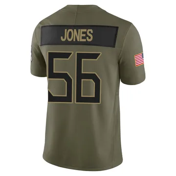 Men's Truman Jones Tennessee Titans Nike Limited 2025 Salute to Service Jersey - Olive