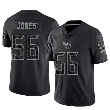 Men's Truman Jones Tennessee Titans Nike Limited Reflective Jersey - Black