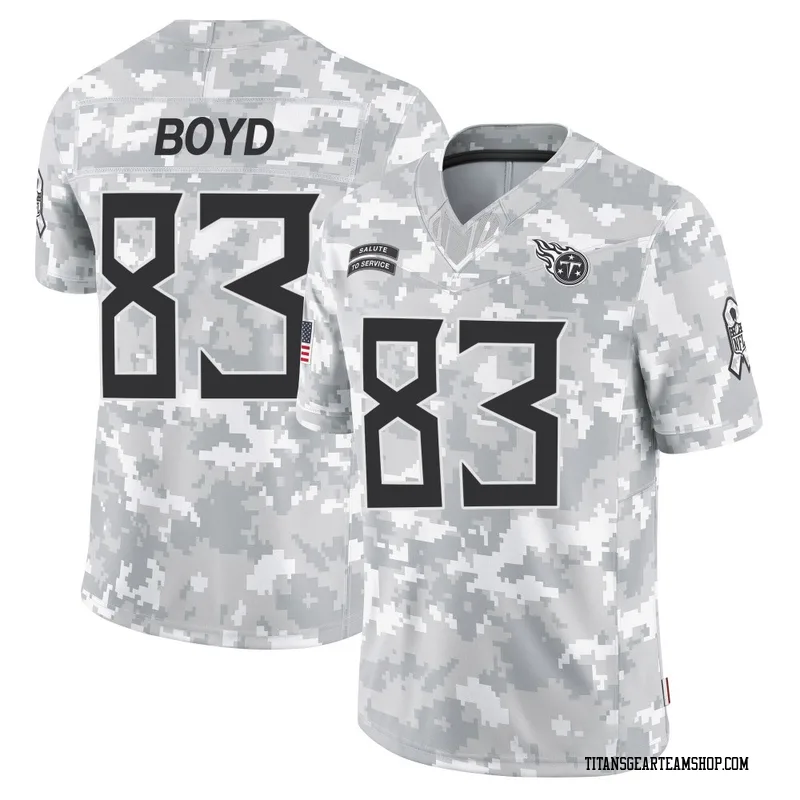 Men's Tyler Boyd Tennessee Titans Nike Limited 2024 Salute to Service Jersey - Arctic Camo