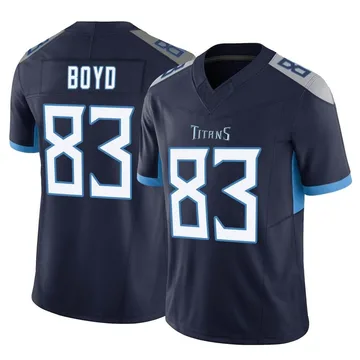 Men's Tyler Boyd Tennessee Titans Nike Limited Vapor F.U.S.E. Jersey - Navy