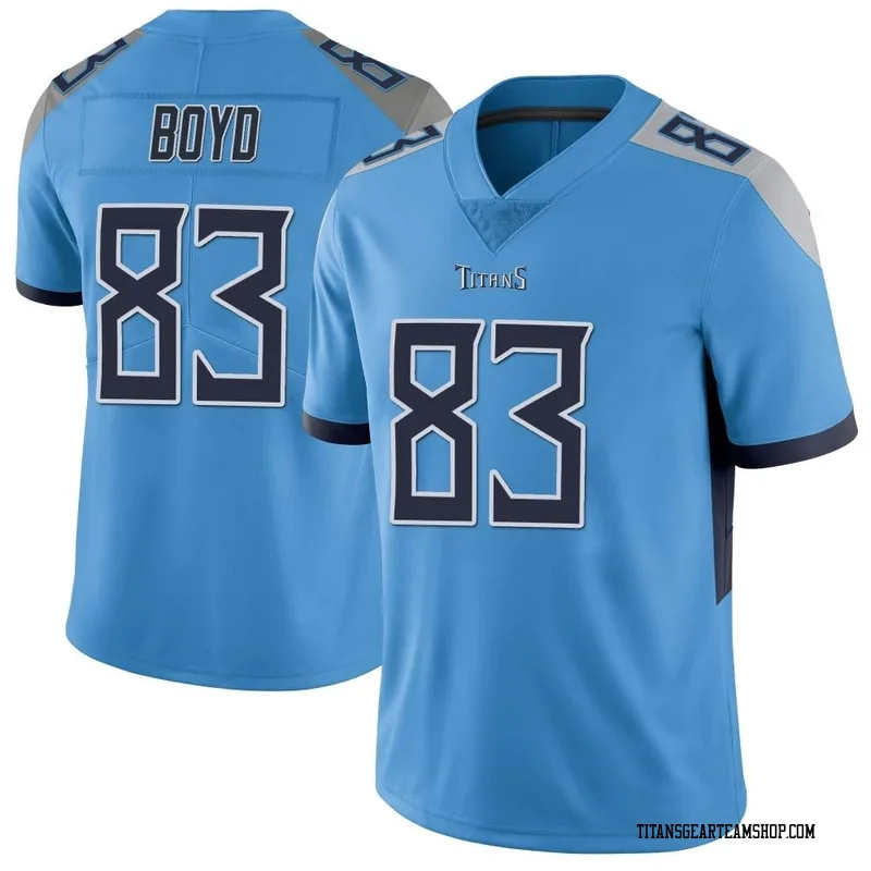 Men's Tyler Boyd Tennessee Titans Nike Limited Vapor Untouchable Jersey - Light Blue