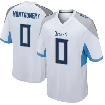 Men's Tyren Montgomery Tennessee Titans Nike Game Jersey - White