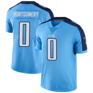 Men's Tyren Montgomery Tennessee Titans Nike Limited Color Rush Jersey - Light Blue