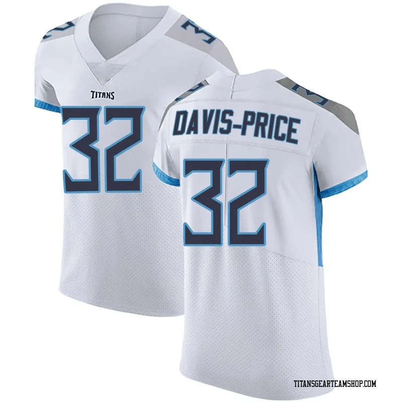 Men's Tyrion Davis-Price Tennessee Titans Nike Elite Vapor Untouchable Jersey - White