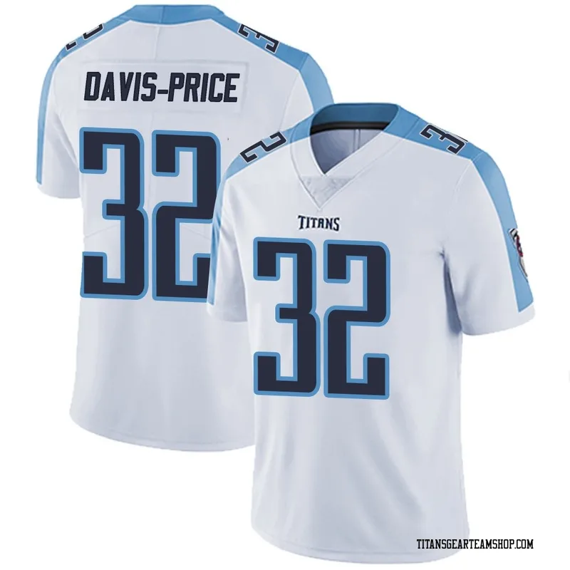 Men's Tyrion Davis-Price Tennessee Titans Nike Limited Vapor Untouchable Jersey - White
