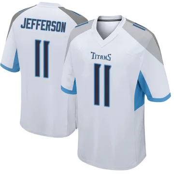 Men's Van Jefferson Tennessee Titans Nike Game Jersey - White
