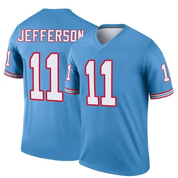 Men's Van Jefferson Tennessee Titans Nike Legend Oilers Throwback Jersey - Light Blue