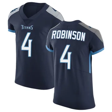Men's Wan'Dale Robinson Tennessee Titans Nike Elite Vapor Untouchable Jersey - Navy