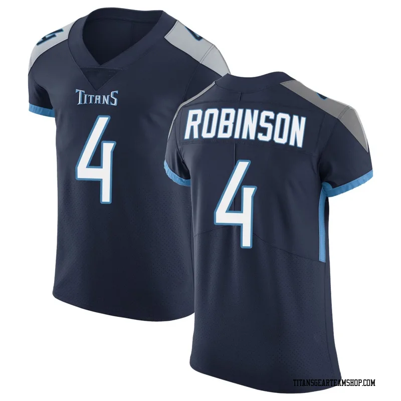 Men's Wan'Dale Robinson Tennessee Titans Nike Elite Vapor Untouchable Jersey - Navy