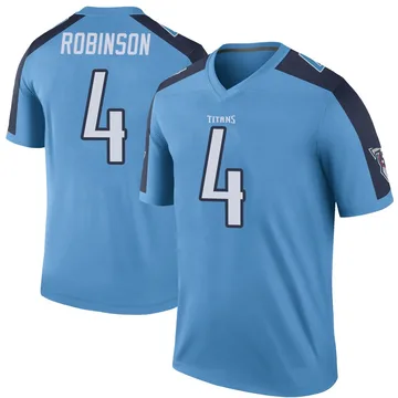 Men's Wan'Dale Robinson Tennessee Titans Nike Legend Color Rush Jersey - Light Blue