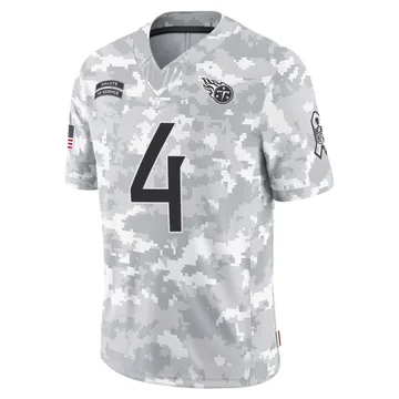 Men's Wan'Dale Robinson Tennessee Titans Nike Limited 2024 Salute to Service Jersey - Arctic Camo
