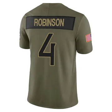 Men's Wan'Dale Robinson Tennessee Titans Nike Limited 2025 Salute to Service Jersey - Olive