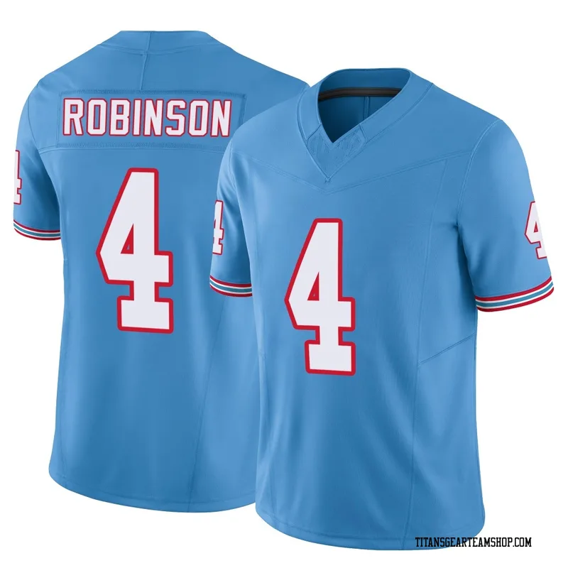 Men's Wan'Dale Robinson Tennessee Titans Nike Limited Vapor F.U.S.E. Jersey - Light Blue
