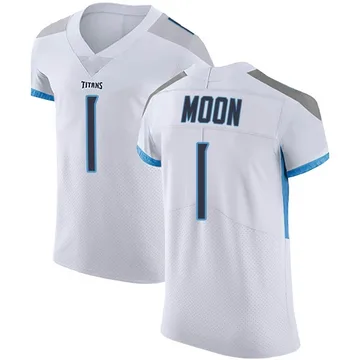 Men's Warren Moon Tennessee Titans Nike Elite Vapor Untouchable Jersey - White