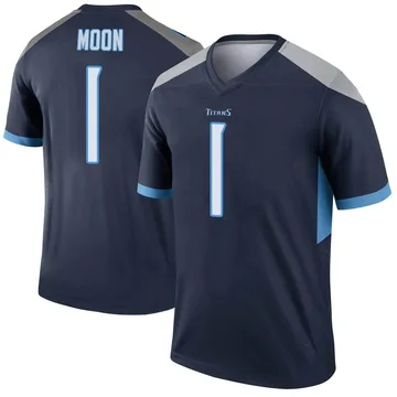 Men's Warren Moon Tennessee Titans Nike Legend Jersey - Navy