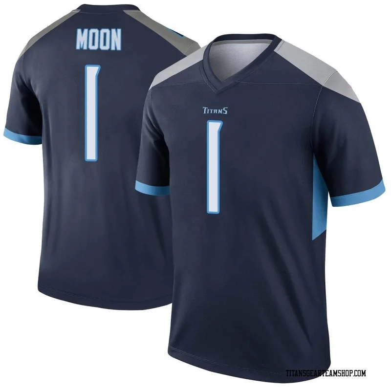 Men's Warren Moon Tennessee Titans Nike Legend Jersey - Navy