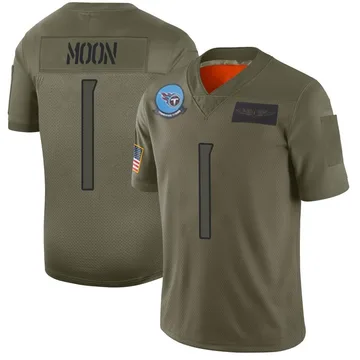Men's Warren Moon Tennessee Titans Nike Limited 2019 Salute to Service Jersey - Camo