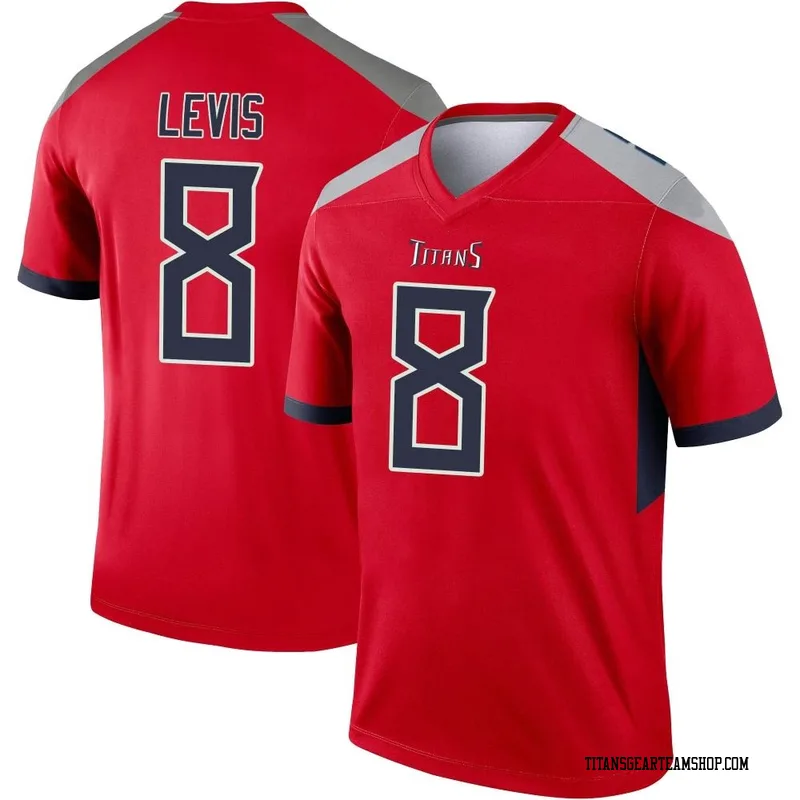 Men's Will Levis Tennessee Titans Nike Legend Inverted Jersey - Red