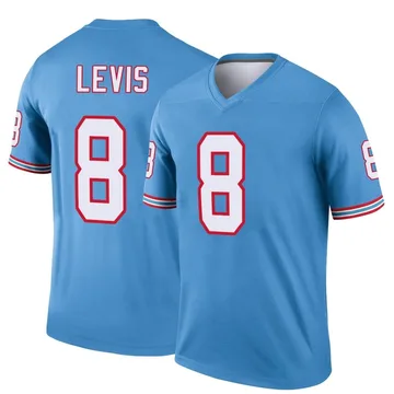 Men's Will Levis Tennessee Titans Nike Legend Oilers Throwback Jersey - Light Blue