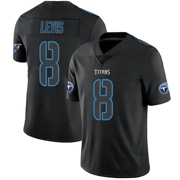 Men's Will Levis Tennessee Titans Nike Limited Jersey - Black Impact