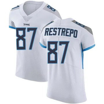 Men's Xavier Restrepo Tennessee Titans Nike Elite Vapor Untouchable Jersey - White