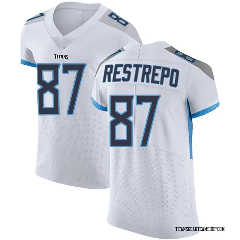 Men's Xavier Restrepo Tennessee Titans Nike Elite Vapor Untouchable Jersey - White