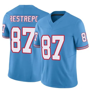 Men's Xavier Restrepo Tennessee Titans Nike Limited Vapor F.U.S.E. Jersey - Light Blue