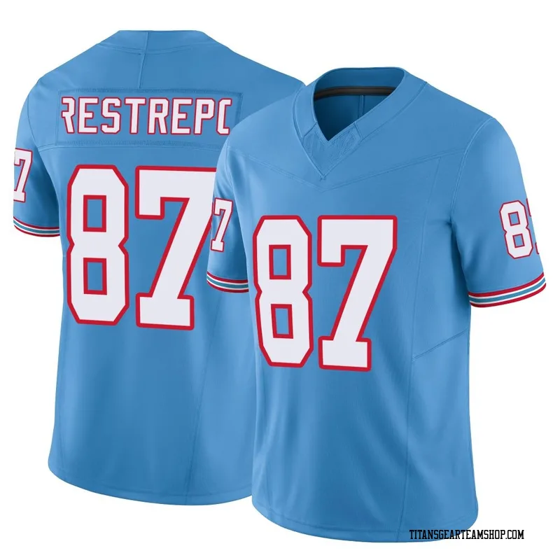 Men's Xavier Restrepo Tennessee Titans Nike Limited Vapor F.U.S.E. Jersey - Light Blue